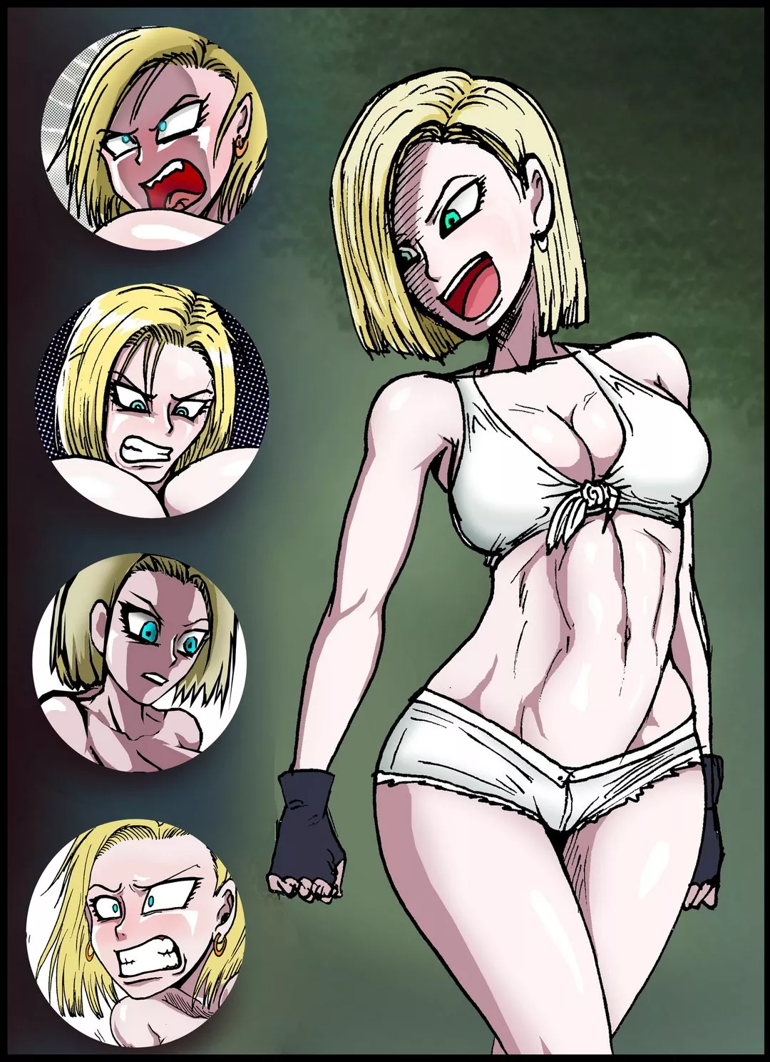 Androide 18 en Isla Monstruo – HotSweetComics
