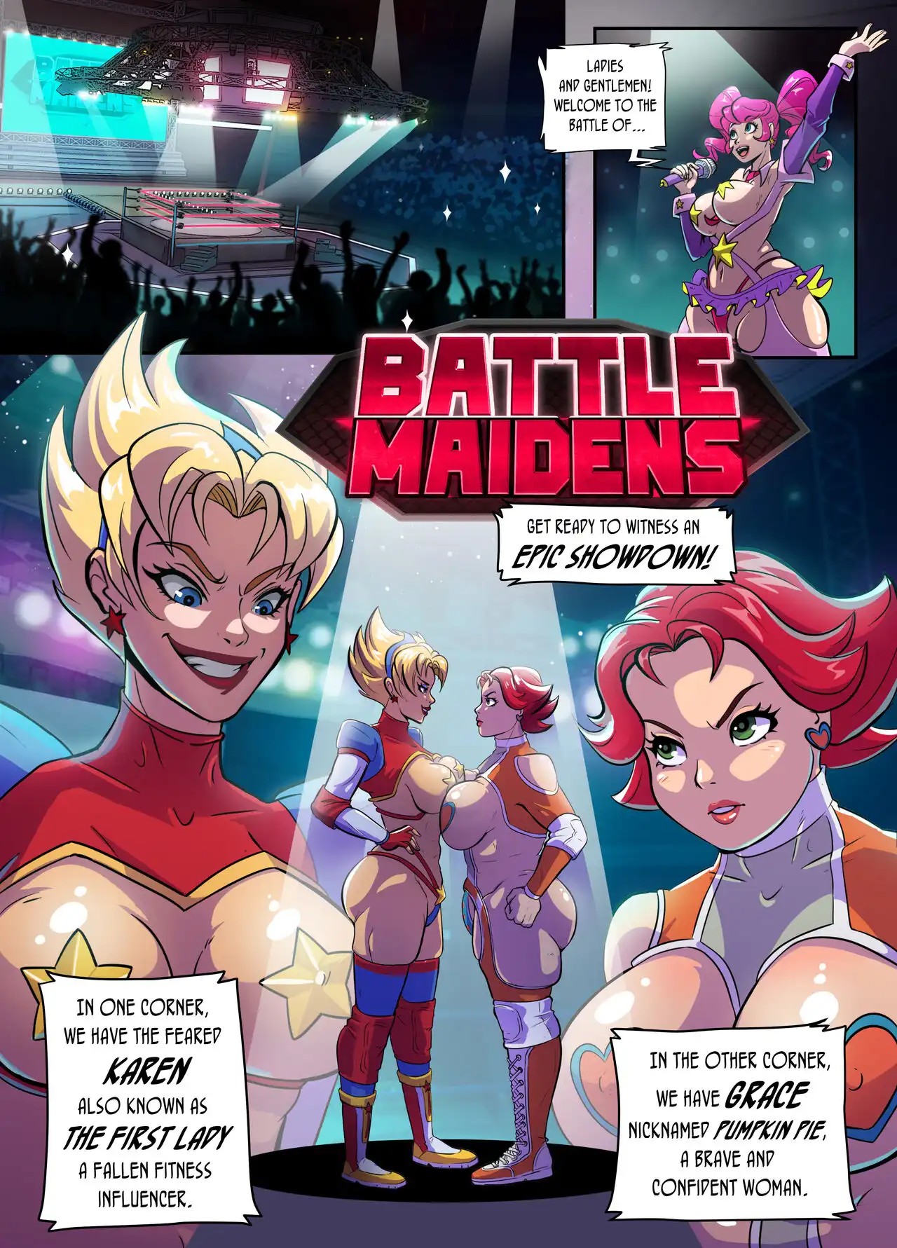 Battle Maidens Karen vs Grace – Crisisbeat