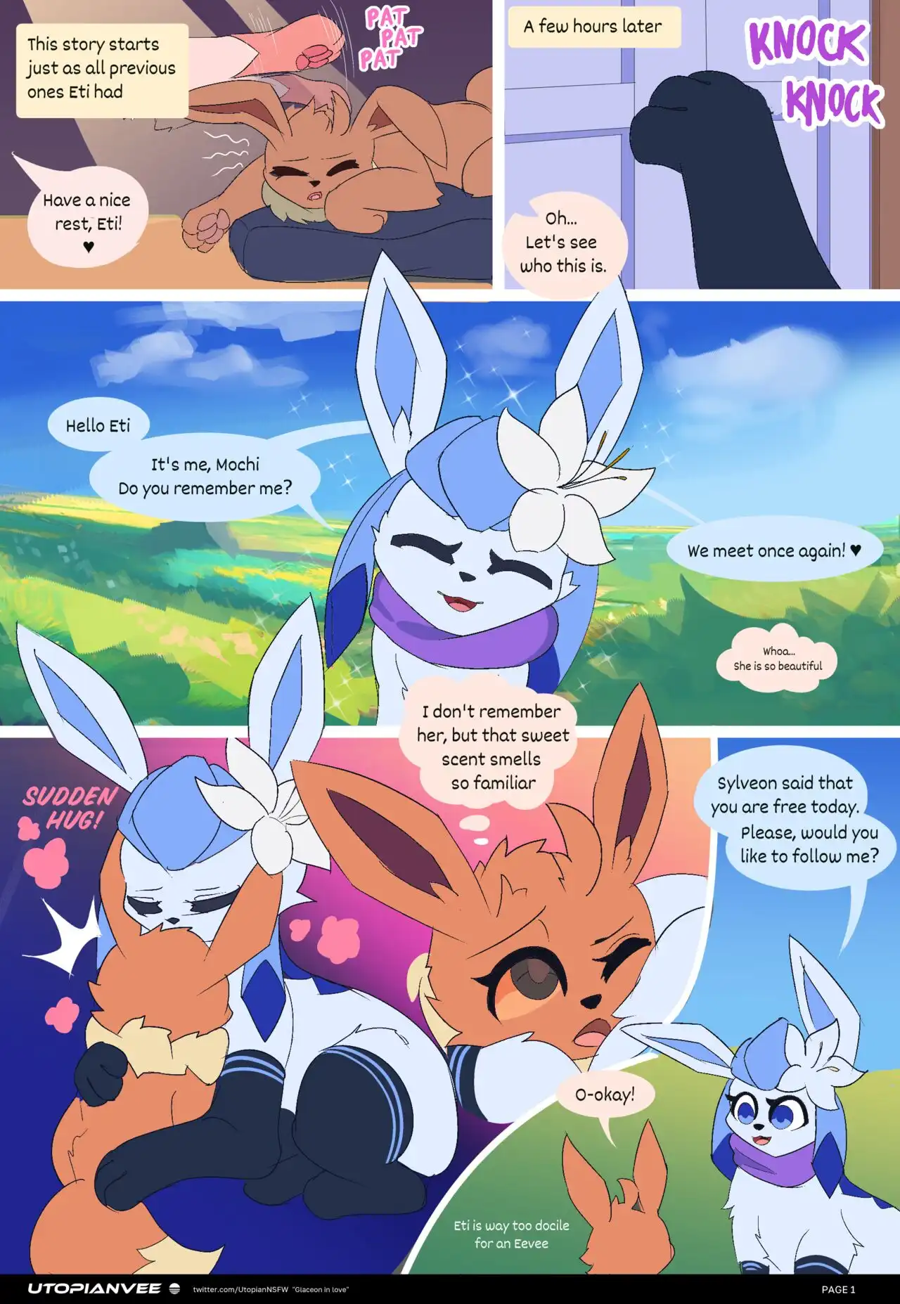 Glaceon in Love – UtopianVee