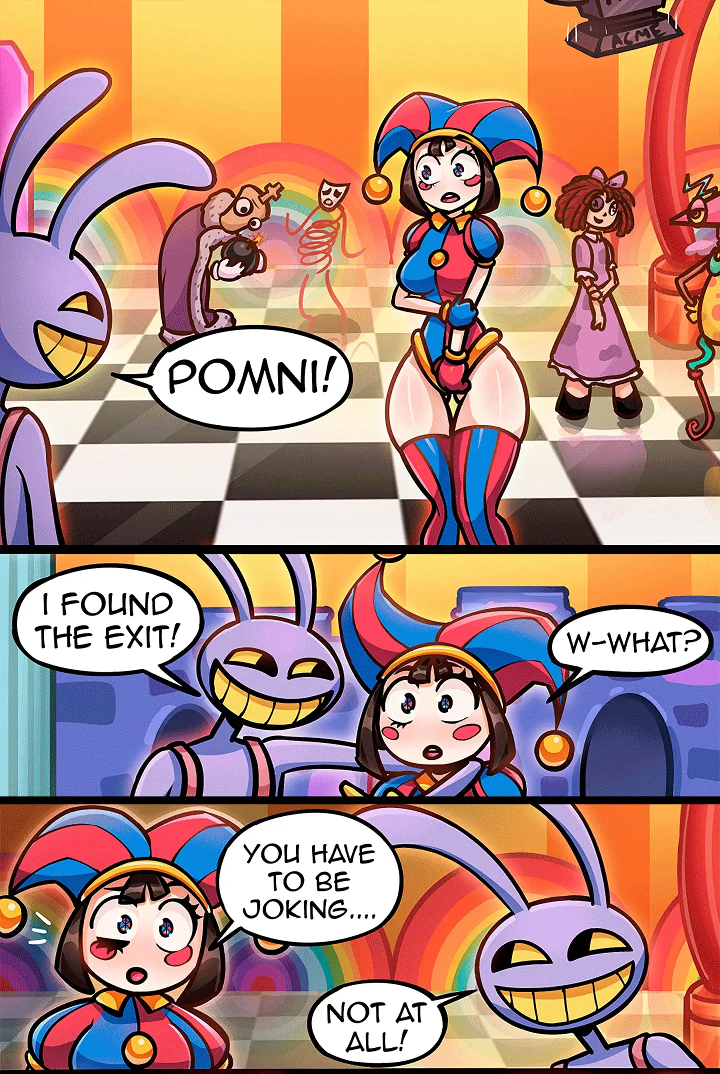 Pomni Found The Wrong Exit Door – Aleksey Gutierrez
