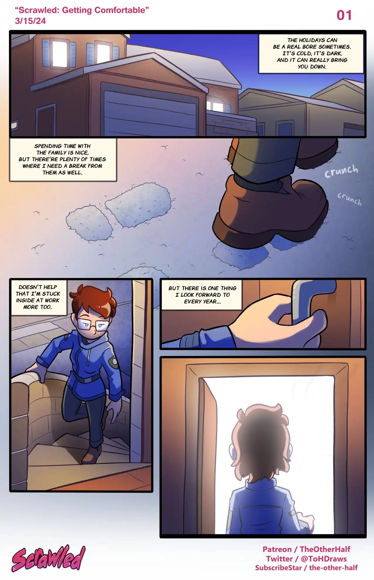 Scrawled: Getting Comfortable – TheOtherHalf