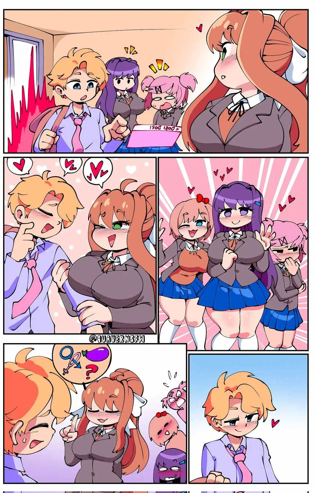 Senpai X DDLC Girls – Quaver