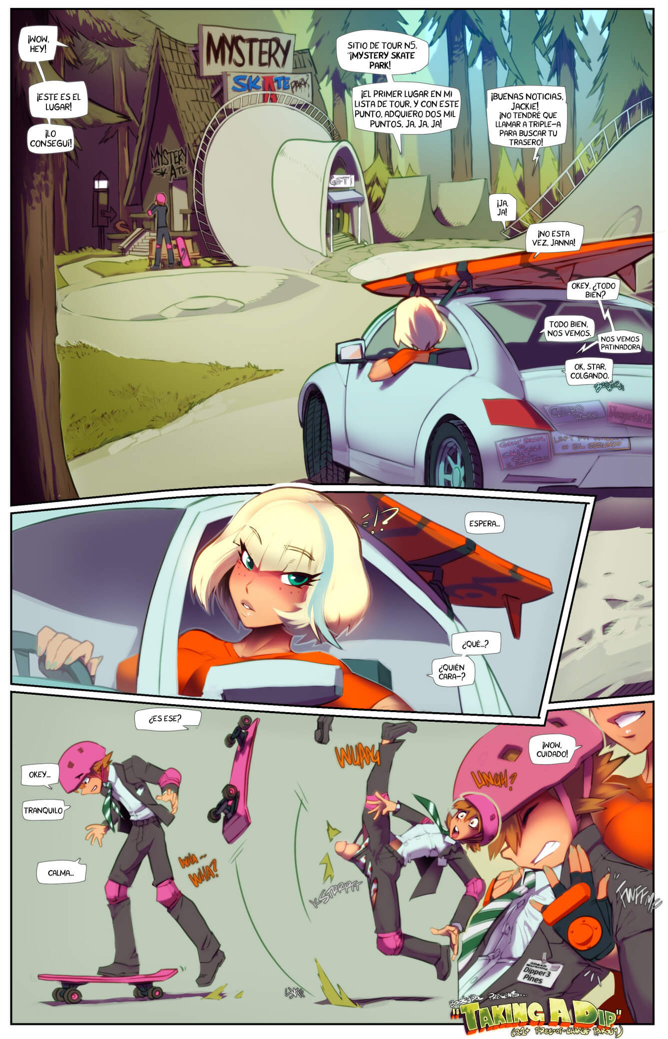 Taking a Dip – Fred Perry