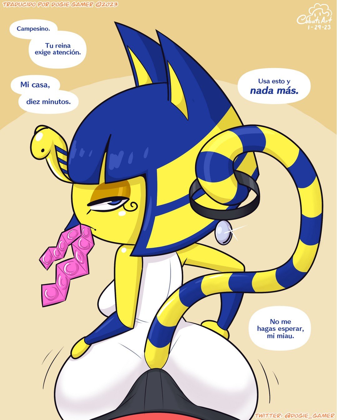 Confessing to Ankha – Cobatsart