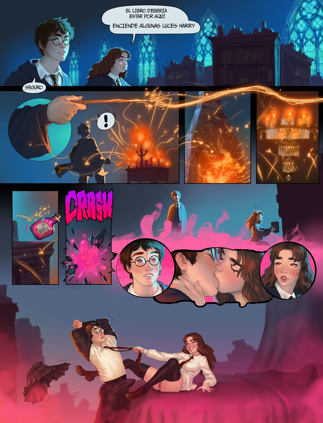 Harry and Hermione in the room of requirements – Joixxx