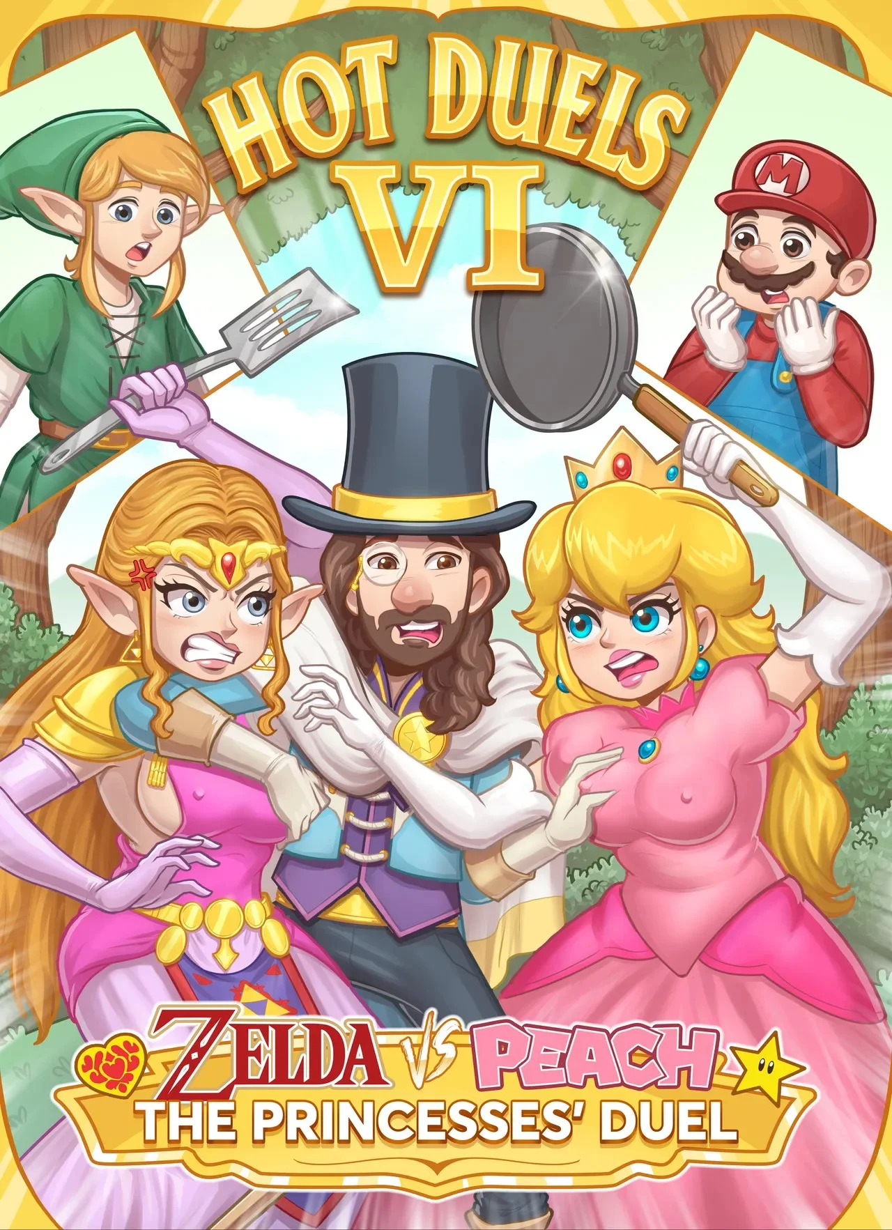 Hot Duels VI Epic Showdown of Zelda vs Peach – JinnAcheron