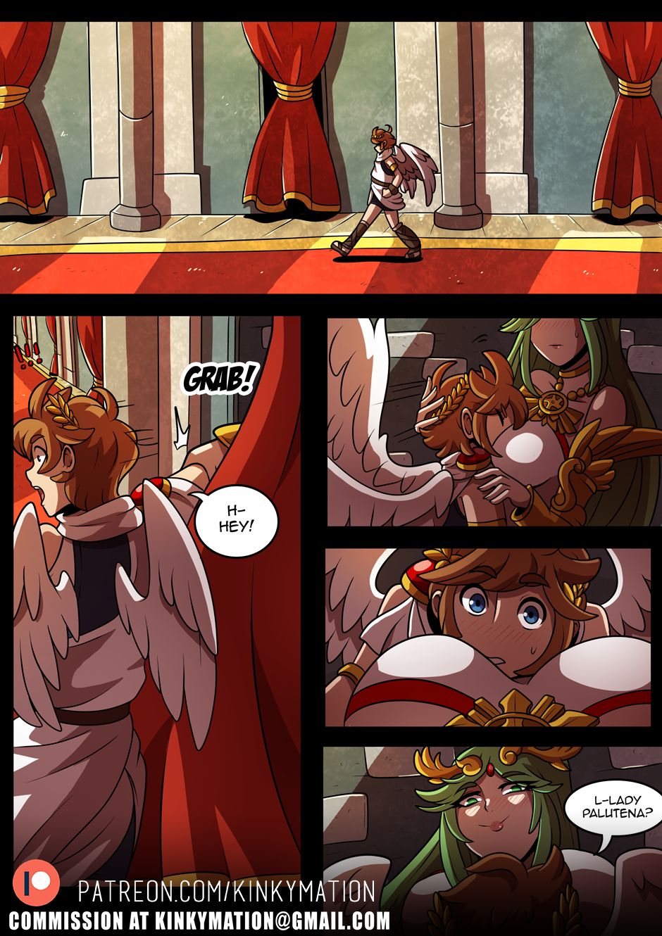 Palutena and Pit XXX Comic – Part 2