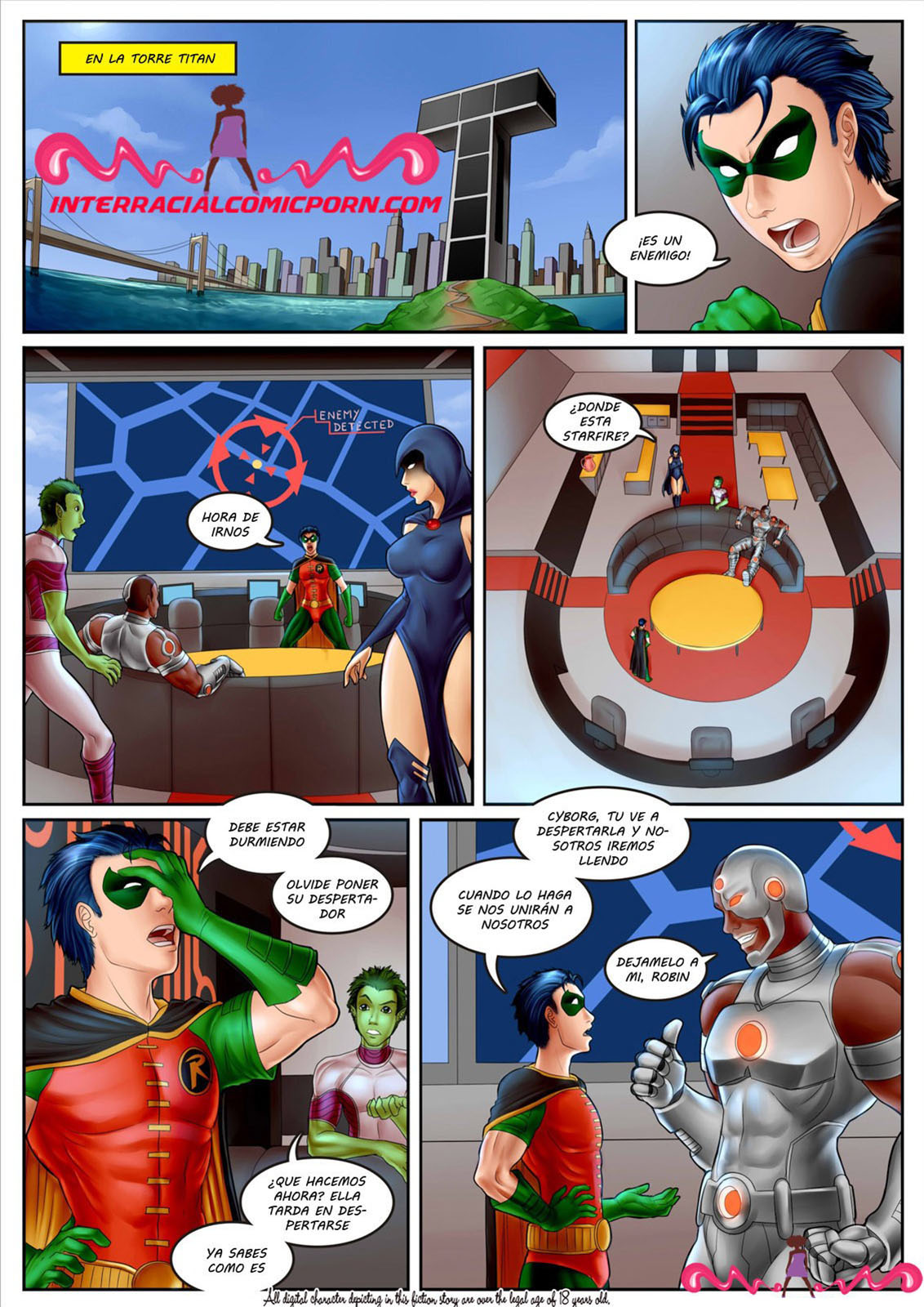 Superheros – InterracialComicPorn